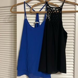 EUC‼️ Set of 2 Naked Zebra Flowy Tank Tops